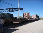 SPMW 7130, RGEX 01505 + Flat Cars